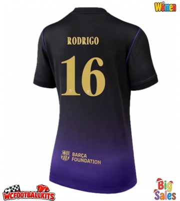 Barcelona Rodri Hernandez #16 Replica Away Stadium Shirt for Women 2026-27 Short Sleeve